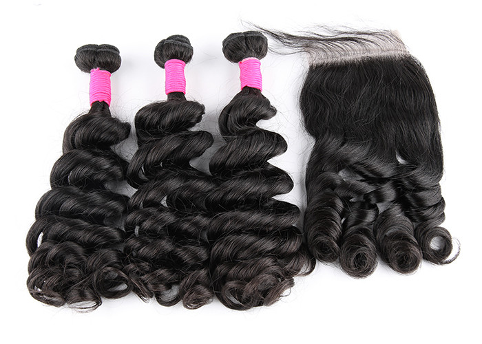 Big Curly Weaver Grade 7A Virgin Hair 300g Per 3 Bundles Natural Black