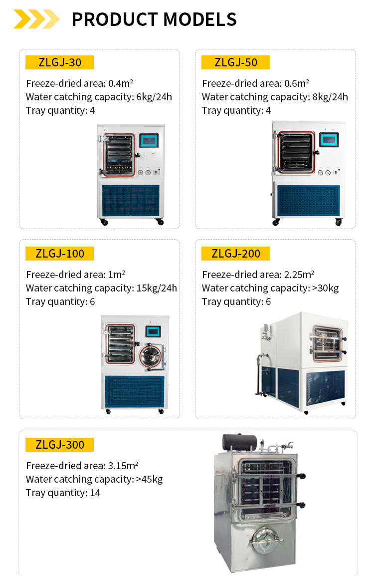 Laboratory Automatic Freeze Dryer Lyophilizer Machine