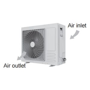 220-240V-/50Hz Commercial Air Conditioner with Inverter Rotary Compressor and
