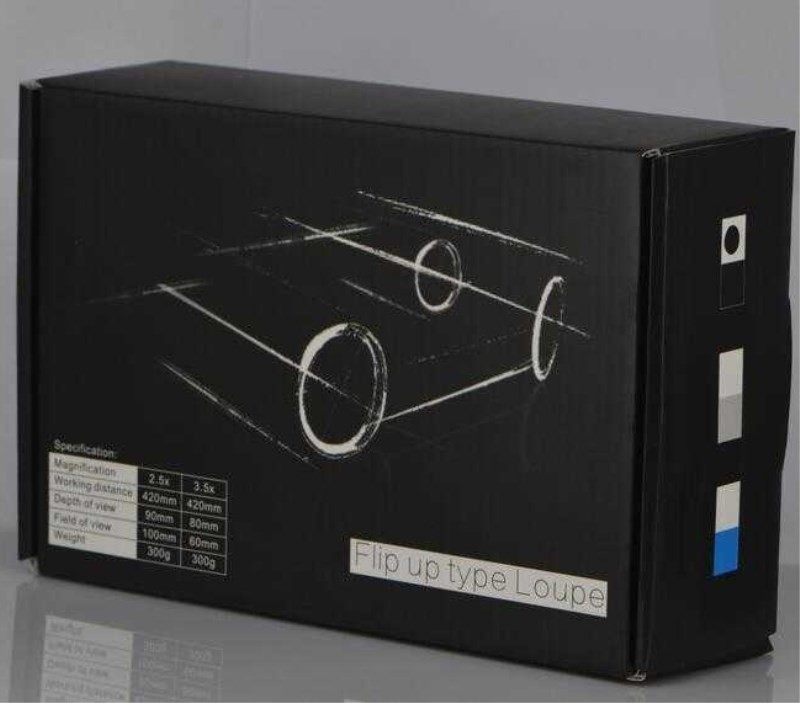 Binocular 2.5X 3.5X Dental Loupes Dentist Surgical Medical LED Head