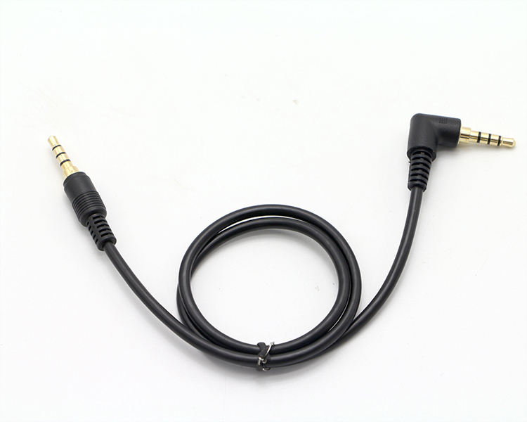OEM 90 Degree Right Angle 3.5mm TRRS Jack Male To 3.5mm TRRS Jack Male Audio Cable