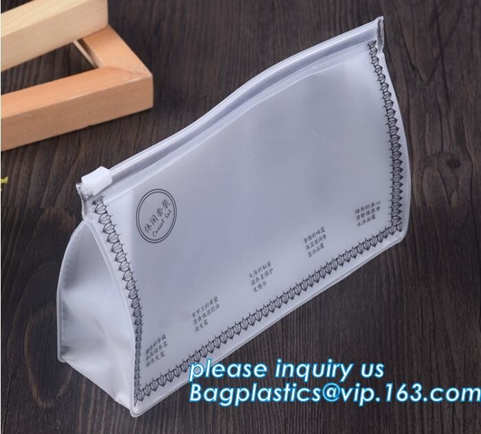 Plastic Bag OEM Custom PVC Loop Handle Image Printed Plastic Shopping Bag,Promotional Clear Waterproof Plastic Cosmetic