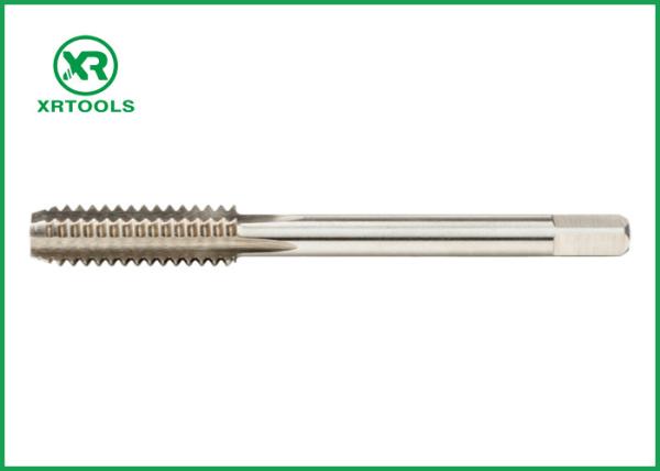 Straight Flute Hand Thread Tap , 6H Tolerance Metric Plug Tap 62 - 66HRC