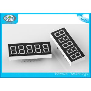 LED 5 Digit 7 Segment Display 11-220 Mcd Brightness , LED Numeric Displays For