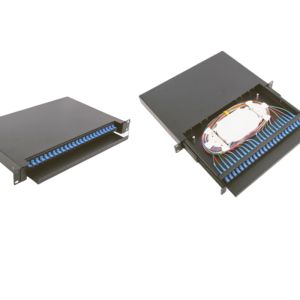 China 19 Inch 1U Rack Mount Enclosure 430x200x46mm 24 Ports on sale