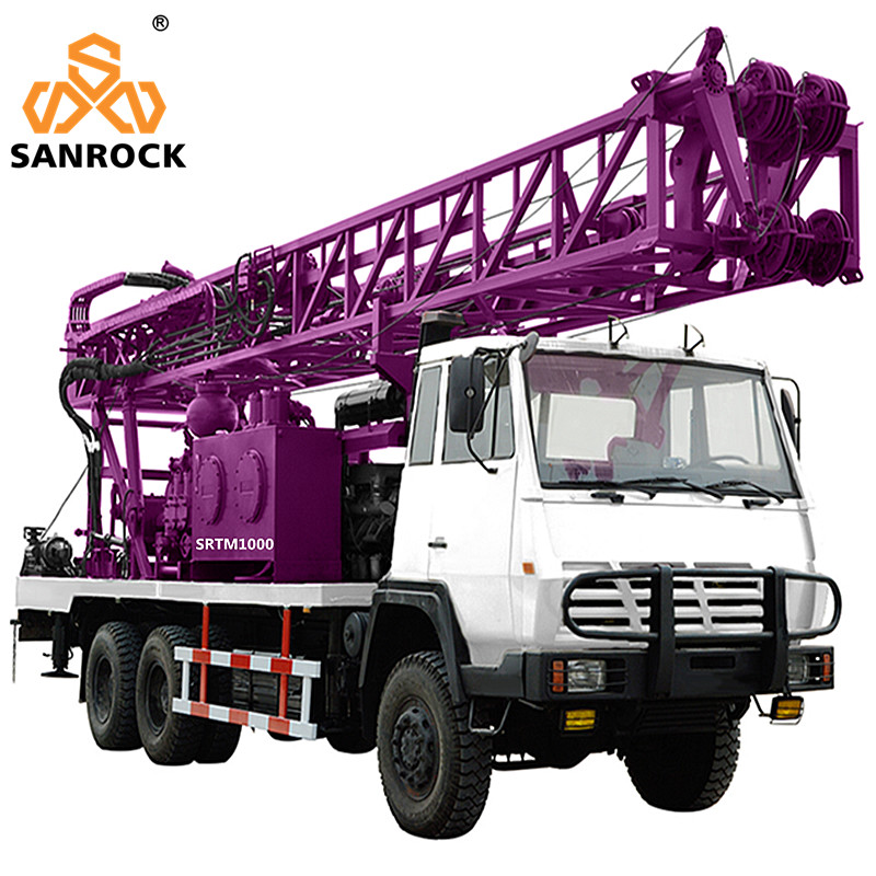 Truck Mounted Water Well Drilling Rig Machine Borehole Deep Water Well Drilling Rig 1000m