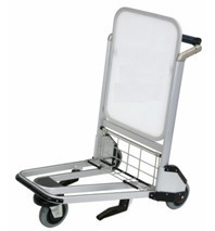 Portable 3 Wheels Smart Cart Airport , Luggage Cart Trolley For Hotel Staff, Airport Luggage Trolley