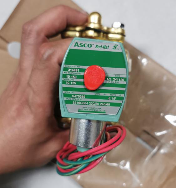 High-flow 3-way Solenoid Valves ASCO 8316G064 Solenoid Valve Large Control