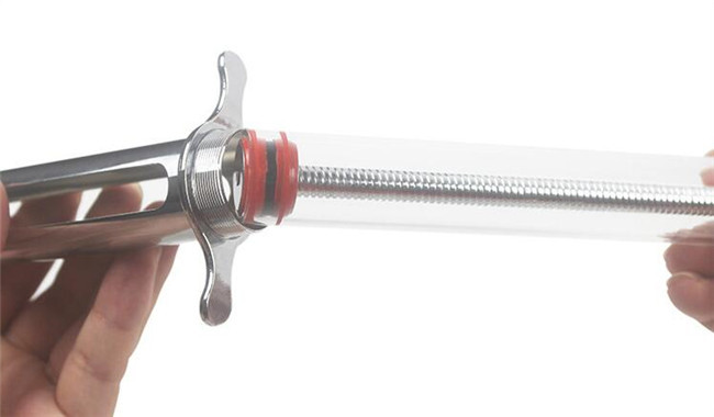 Animal Husbandry 40ml Pet Metal Syringe Needle Veterinary Injection Syringe CS-302-40