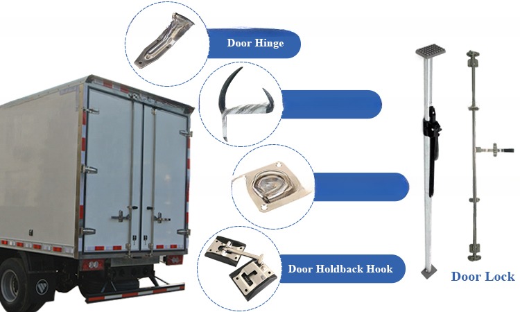Stainless Steel Trailer and Truck Body Parts Refrigerator Box Truck Body Door Hinge for Versatile Truck Configurations