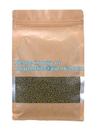 OEM Factory food grade white kraft paper bread bag for restaurant oil proof