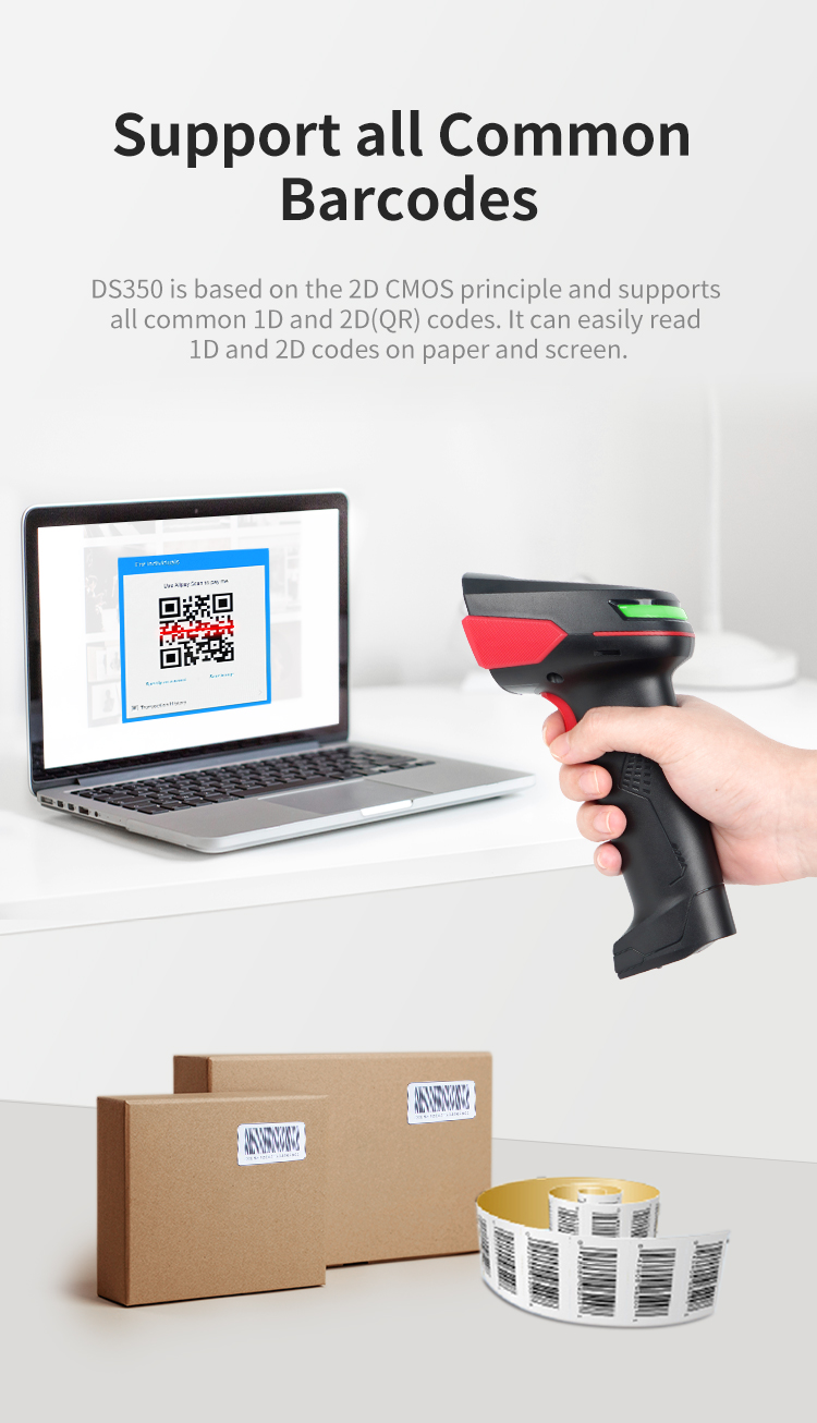 New Product Ideas 2025 Handheld Barcode Scanner Use with Thermal Printer for Pos