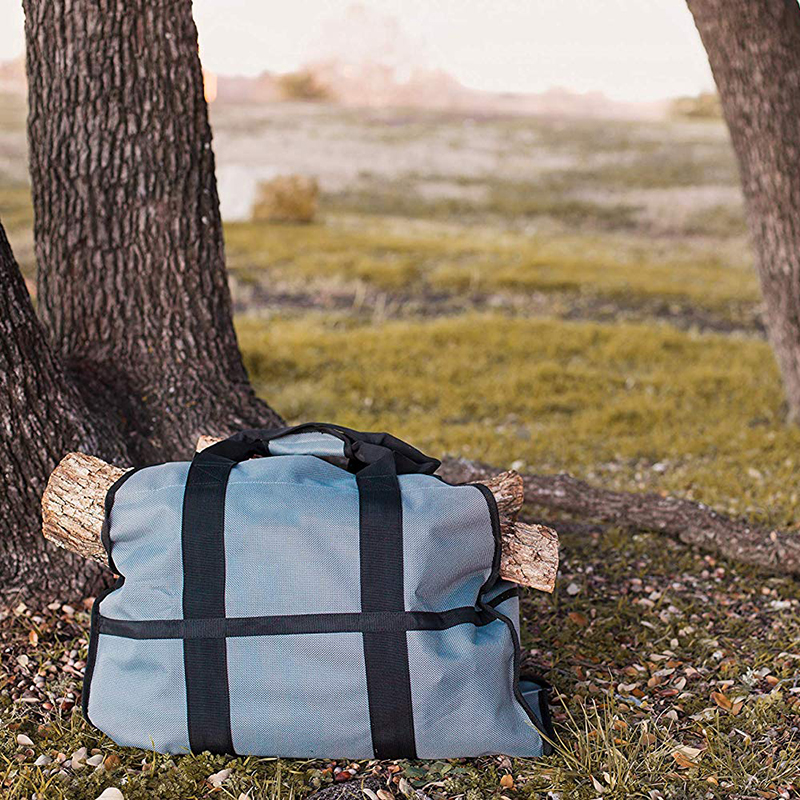 High Durability Compact Log Carrier Bag Premium Canvas Material Made