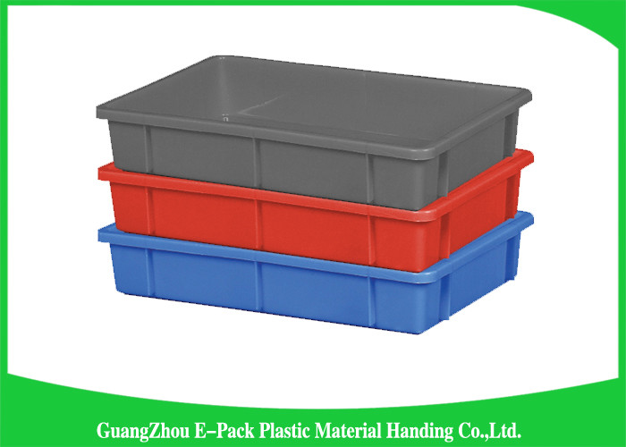 Industrial Large Plastic Storage Trays Standard Size Convenience Stores Stackable Recycled