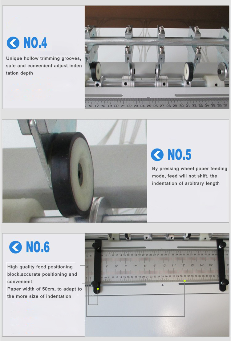 460mm Max. Workable Width Electric Paper Creaser Machine for Precise Cutting and Creasing