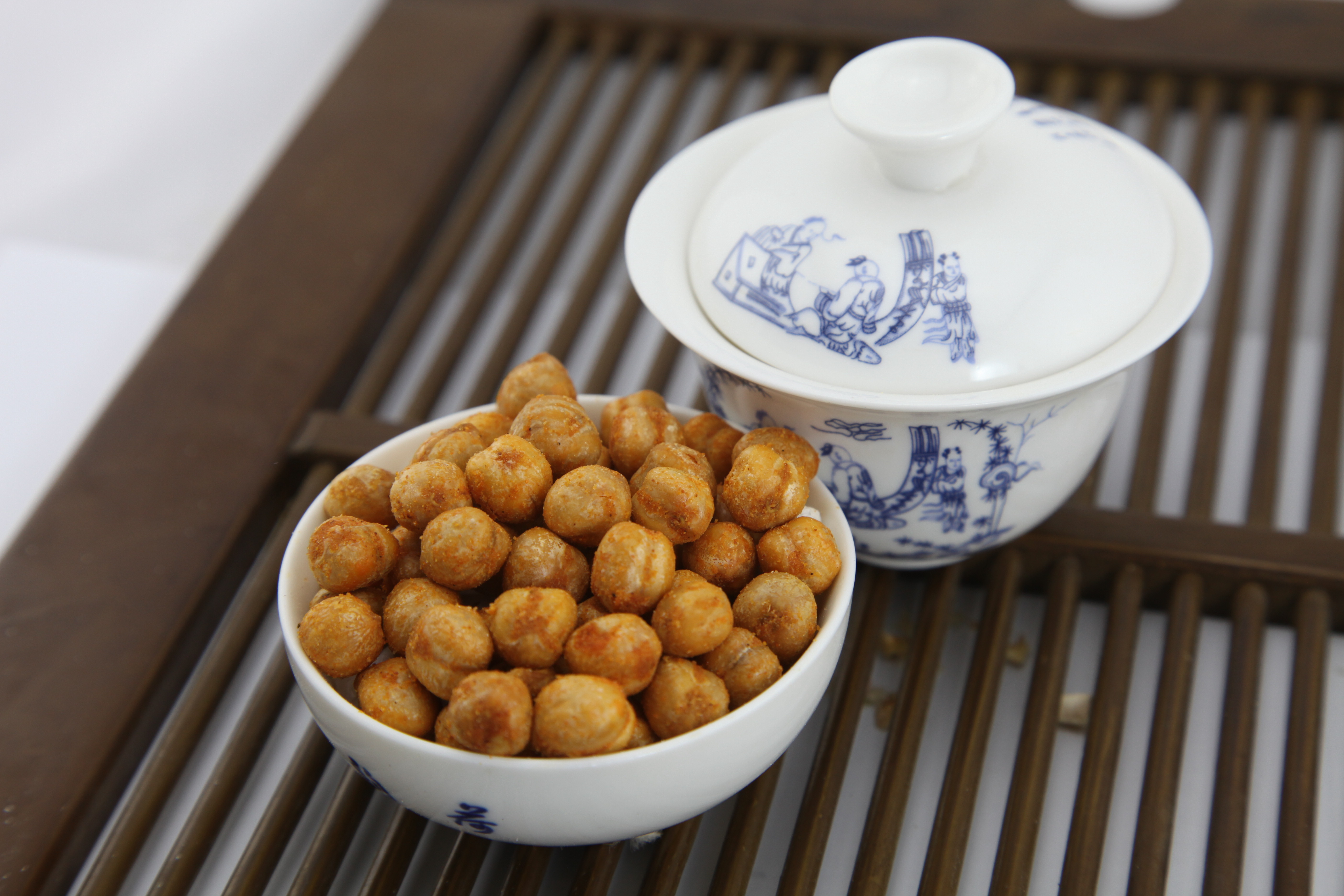 American Flavor BBQ Roasted Chickpeas Snack GMO - Free Certificate Available
