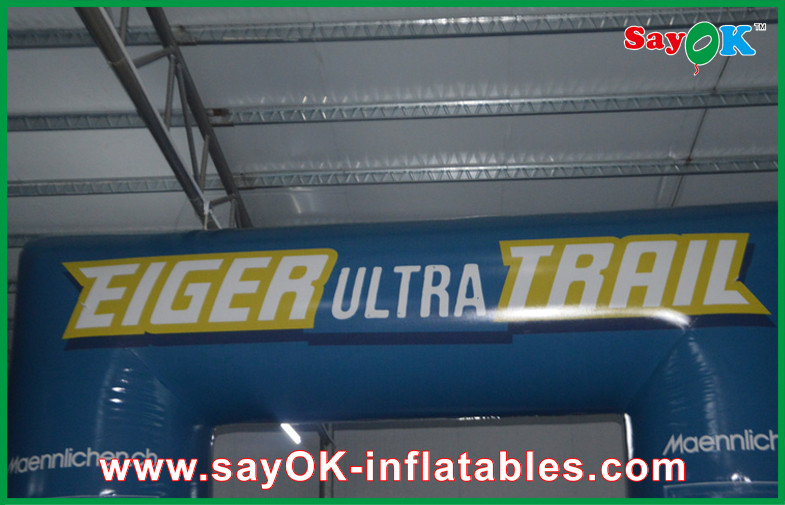 Inflatable Gantry Double Stitching Inflatable Entrance Arch With Logo Printing Hangout 6x3m