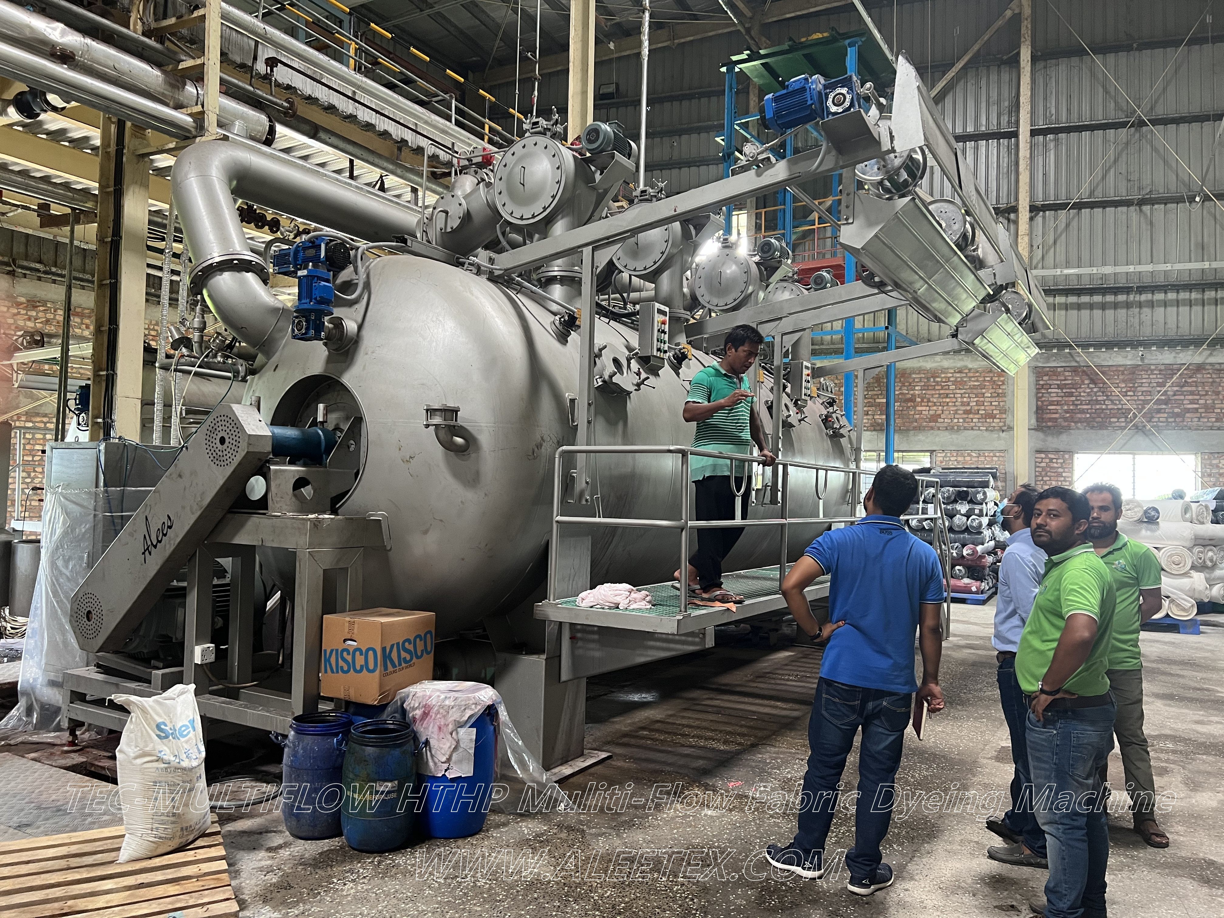 High Efficiency HTHP Yarn Dyeing Machine Full Automatic Control System