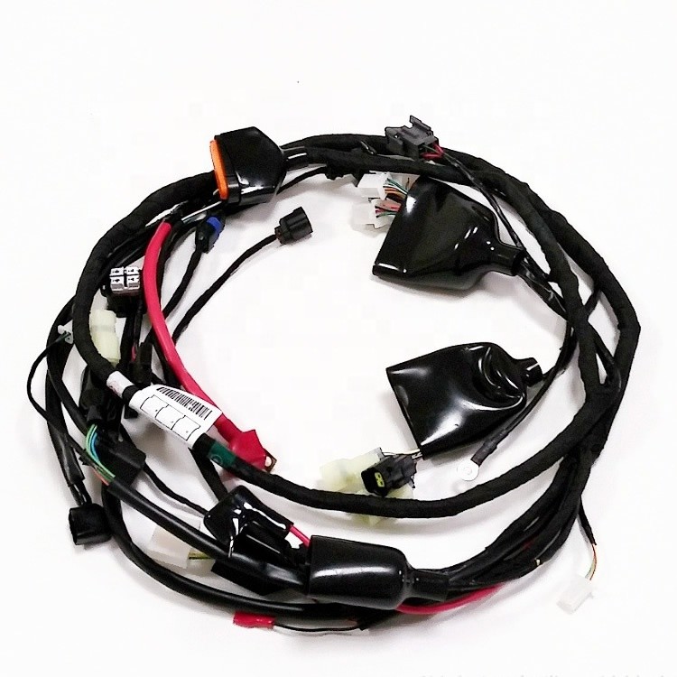 4-28AWG Customized Motorcycle Wiring Harness Kit electrical cable assembly