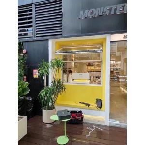 Weather-Resistant Multi-Panel Folding Window Providing Reliable Shelter from