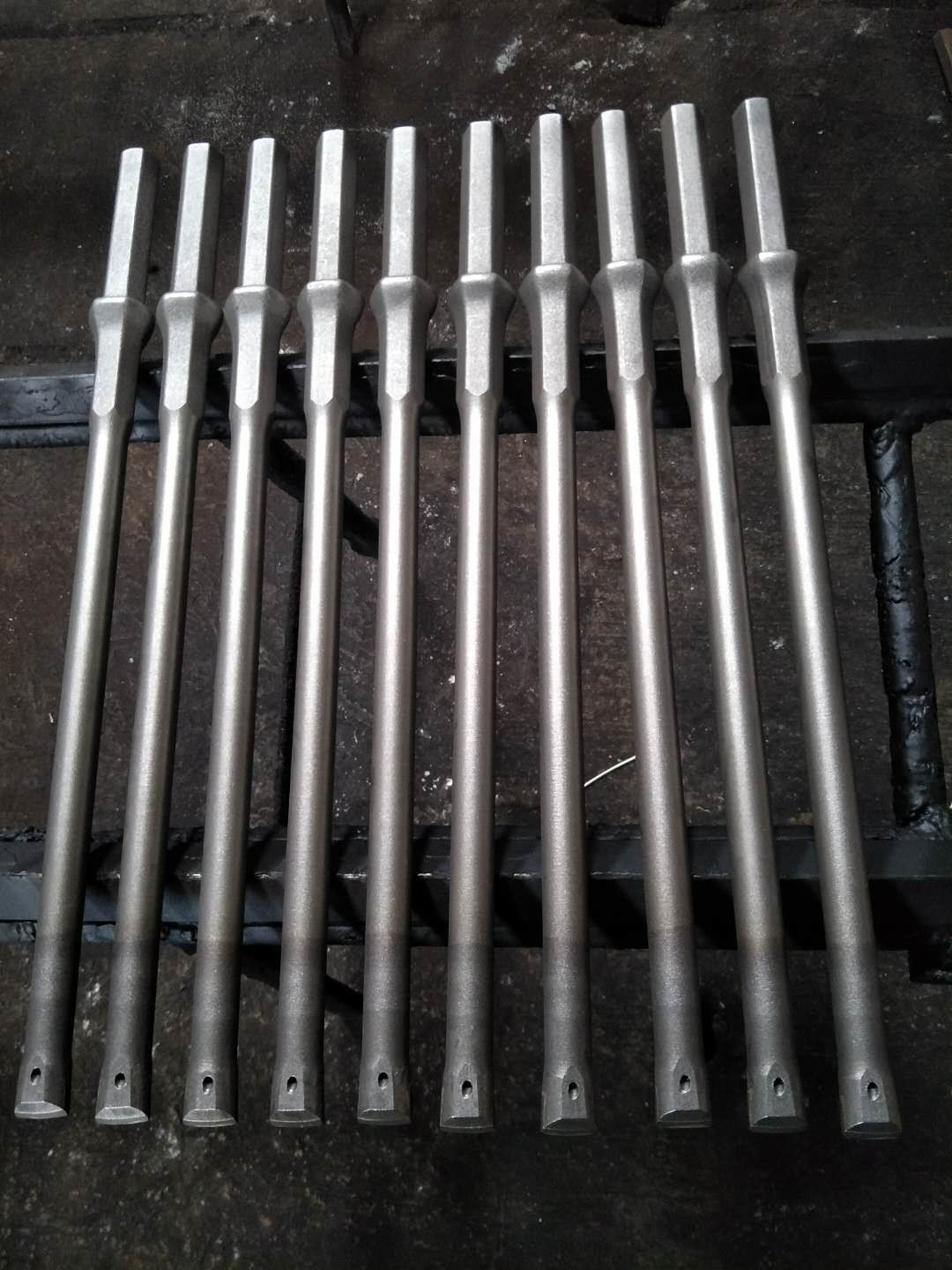 Tungsten Carbide Integral Drill Rod with Chisel Bit for small hole drilling