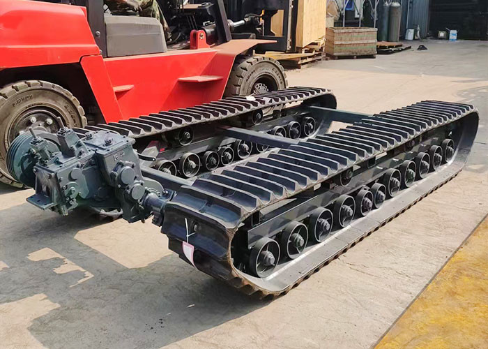 Multipurpose Alloy Steel Crawler Track Undercarriage With 8 MT Capacity