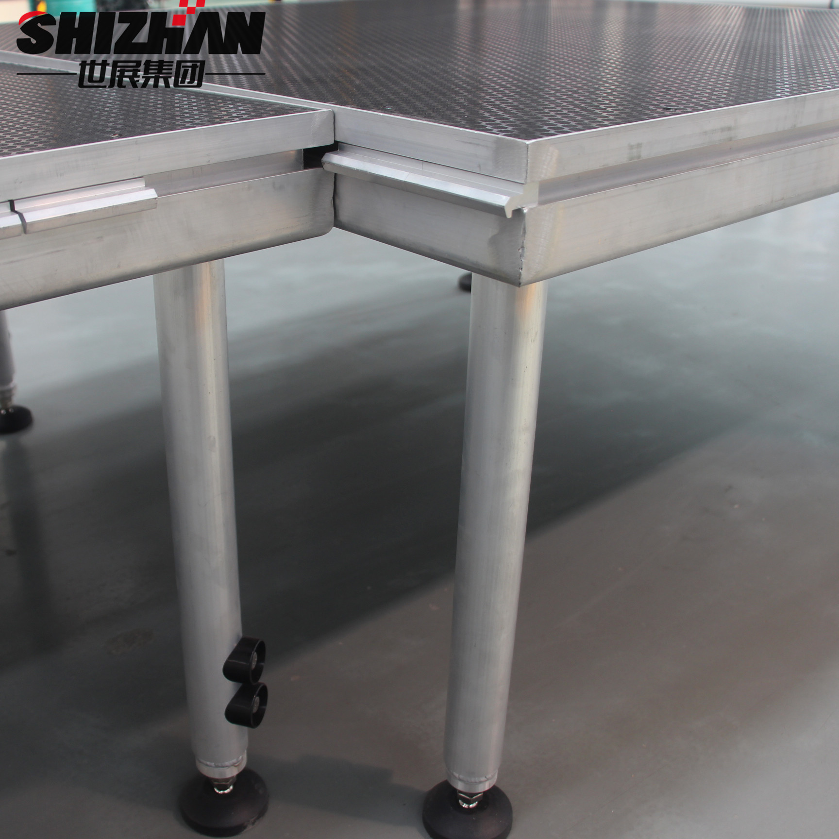 anti-slip tablet telescopic theatre portable aluminum adjustable mobile stage deck equipment