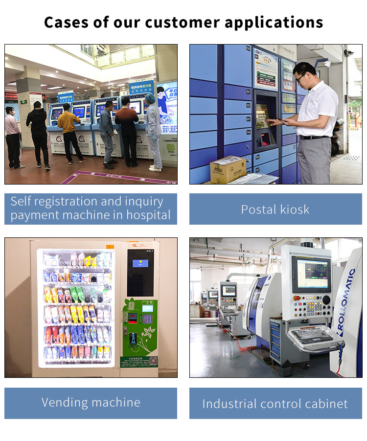 18.5inch Computer Industrial Touch Panel Pc And Monitor OEM / ODM