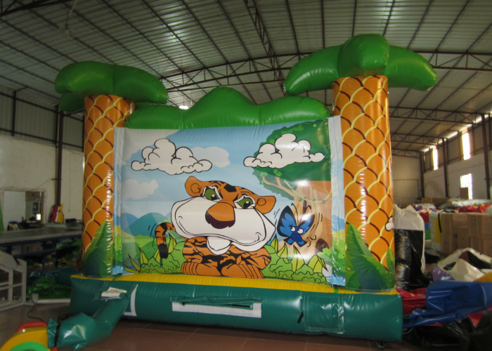 Commercial Sarfari Como Inflatable Jump House 5 X 54m Safe Nontoxic Fire Resistance