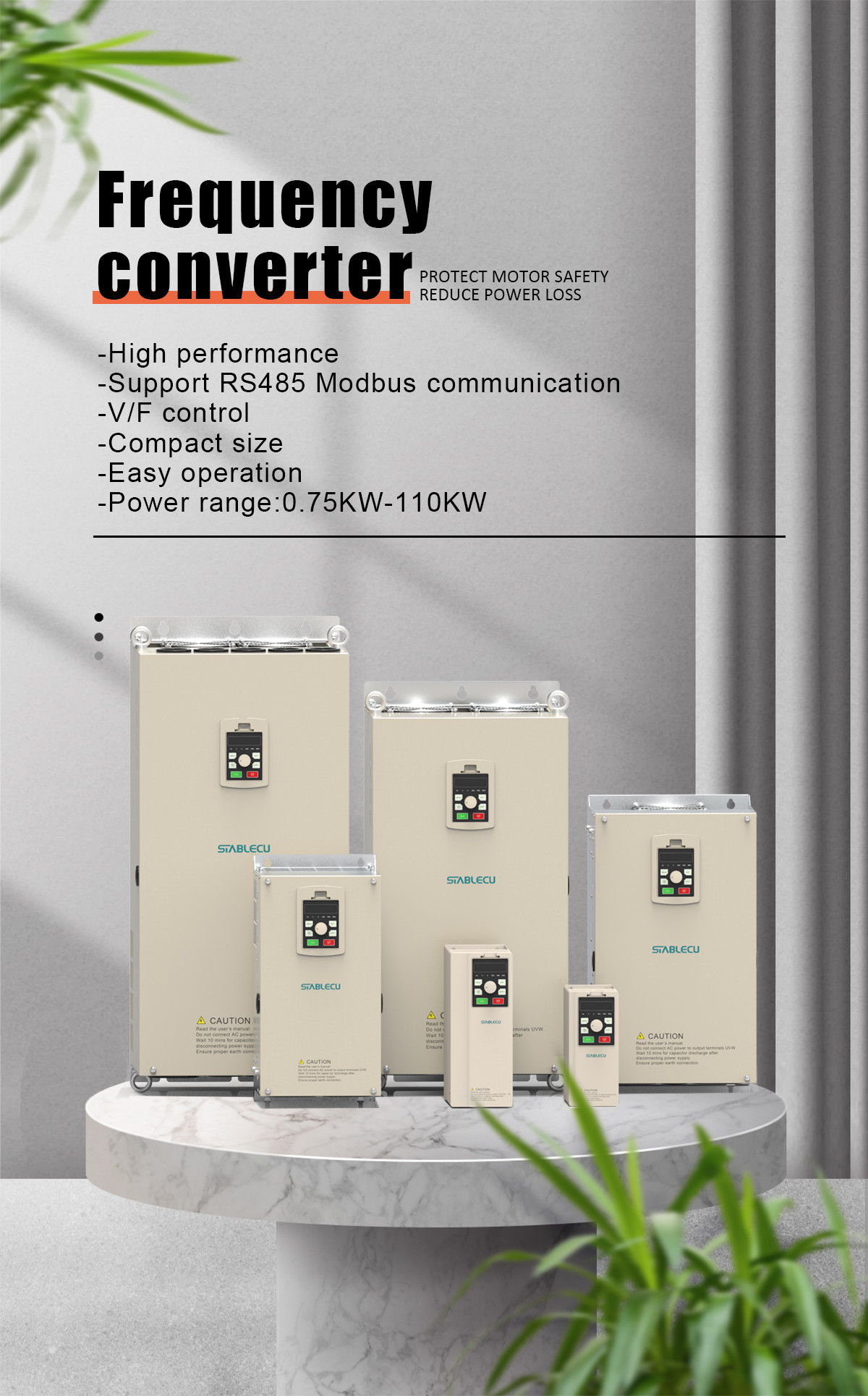 440V 480V Variable Frequency Inverter Vector Control For Industrial Automation