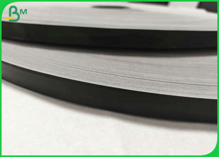 15mm 60gsm Full Black Straw Outer Layer Paper For Produce Drinking Pipes