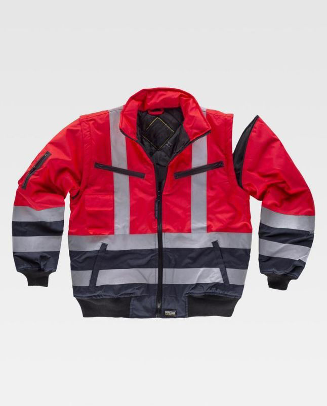 Professional Safety Work Clothes Mens Reflective Jackets Customized Size