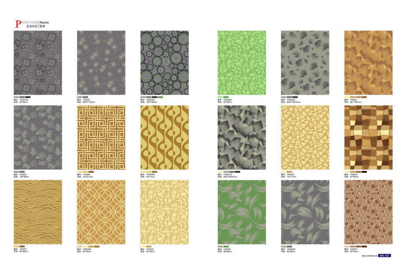 100 Nylon Modern Home Carpet , Nylon Printed Carpet Various Color