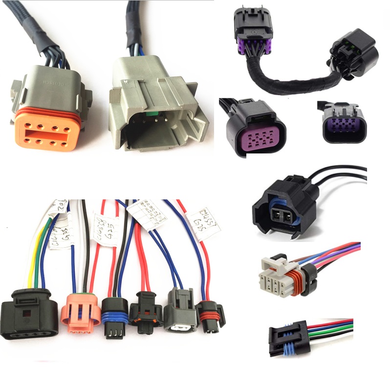 Eleteck DVD Player Automobile Wiring Harness 12AWG 20AWG 30AWG