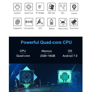 Android Embedded Biometric Fingerprint Module Android 4G Biometric Handheld