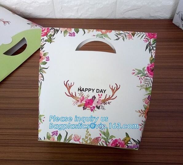 Luxury paper bags with handles Different Sizes,250gsm art paper shopping carrier bag custom printing with handle rope