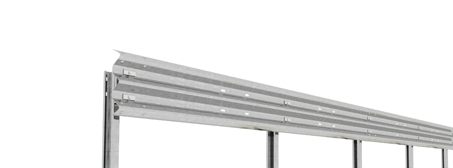 Roadway Safety Hot Dip Galvanized Highway Guardrail Dimensions for Road Traffic Safe
