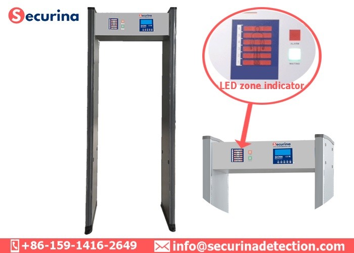 20 Alarm Volumn Archway Metal Detector , Body Metal Detectors For Hotel Security