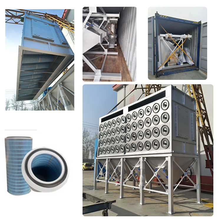 Industrial Dust Collection System with 132*2000mm Filter Bag Size Dust Collector