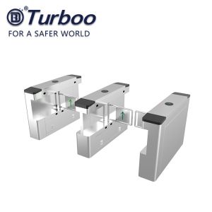 Security Access Control System Automatic Swing Turnstile Entrance Gates