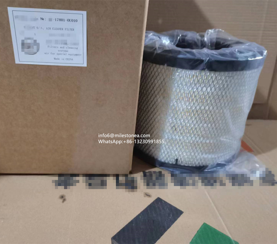 High quality air filter 17801OU010 17801-0U010 for air compressor engine generator parts filtering air impurities