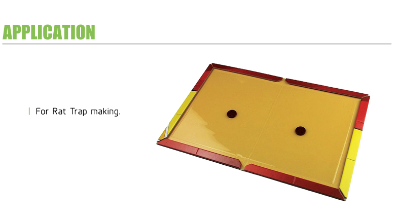 Environment Colorless Transparent Rubber Rat Capture Glue , Hot Melt Glue Adhesive With Mouse Glue Traps