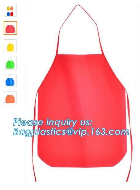 fabric apron, texitile apron, woven apron, children apron, non woven cap, noon woven aprons, aprons supplies, bakery apr