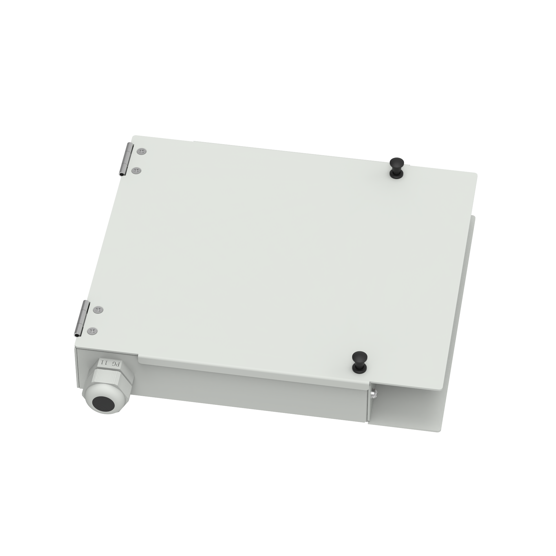 Cold Rolled Steel 12 Cores FC APC Type Fiber Optic FTTH Terminal Box for Network ODN