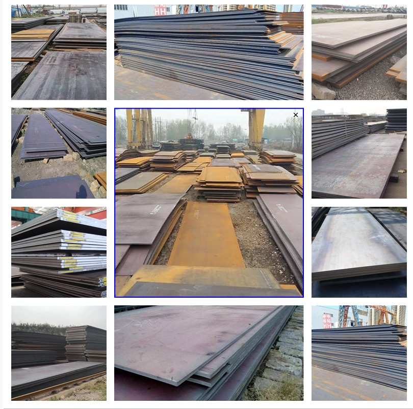 Q235B 8mm Mild Steel Sheet Hot Rolled MS Plate 4m Length Black