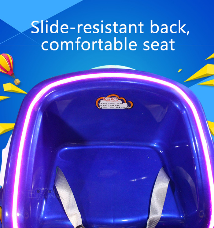 Amusement Park Fiberglass Swing Eco Car Kiddy Ride Machine Coin Operated