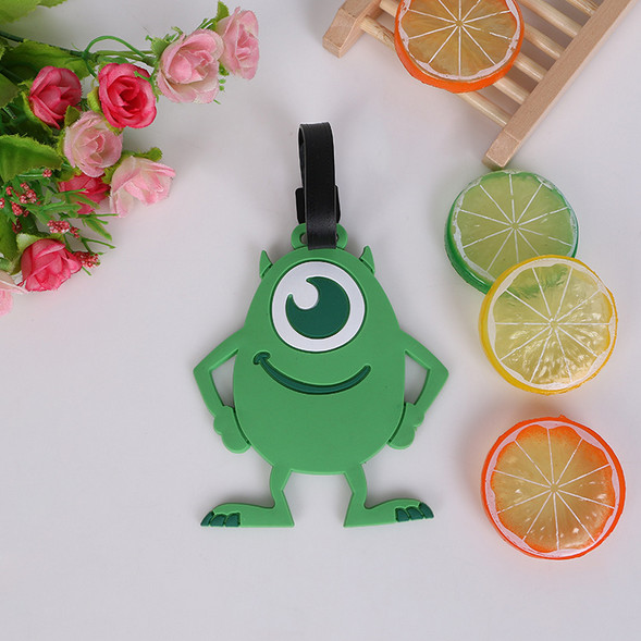 Custom 3D soft luggage tag/ rubber bag tag/ pvc luggage tag