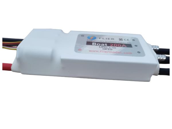 F-12S-200A-B Power Brushless RC Boat ESC 12S LiPo Flier Firmware 300A Burst