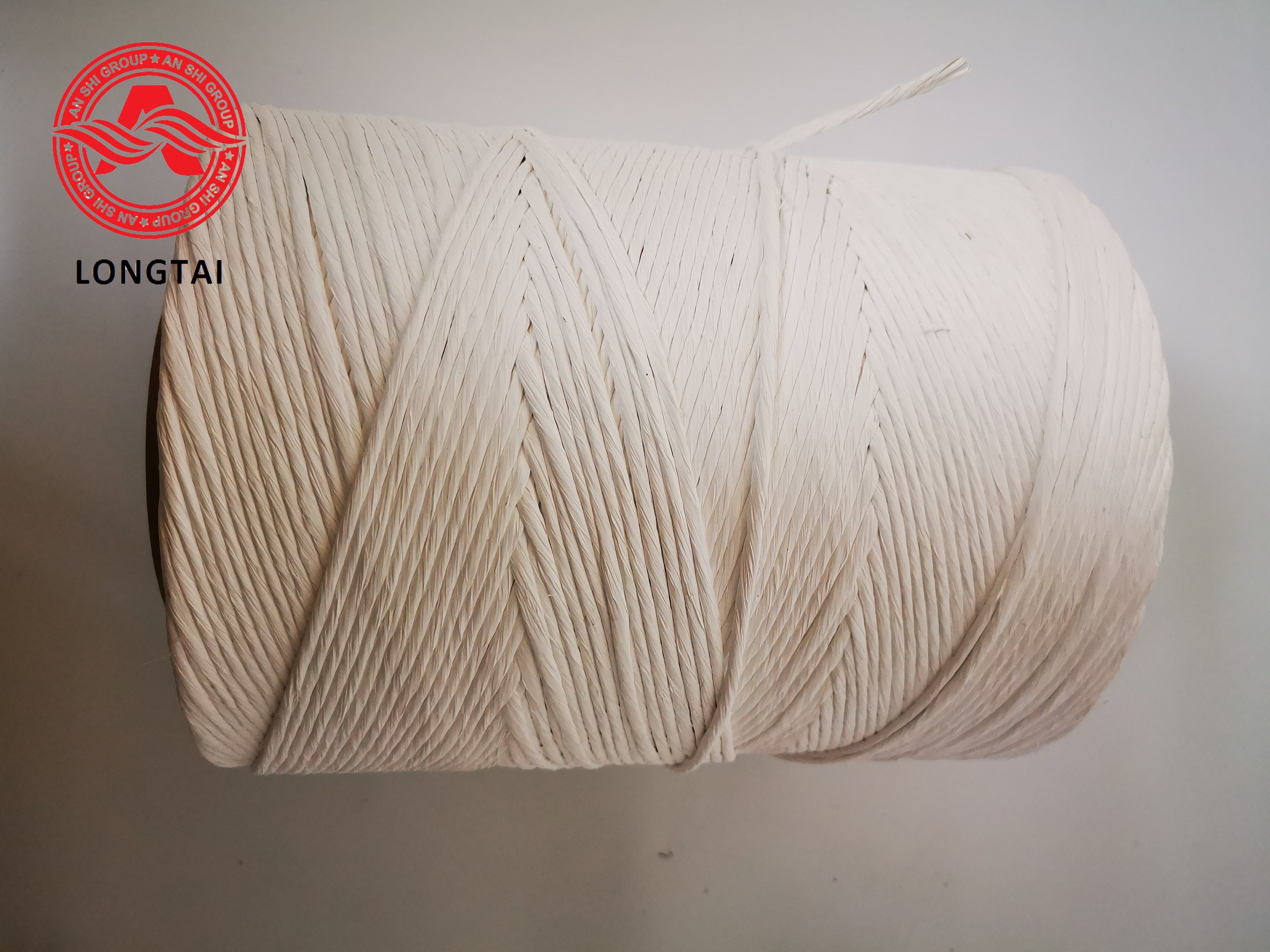 Fire Resistance Polypropylene Cable Filler , Fibrillated PP Cable Filler Yarn Twisted