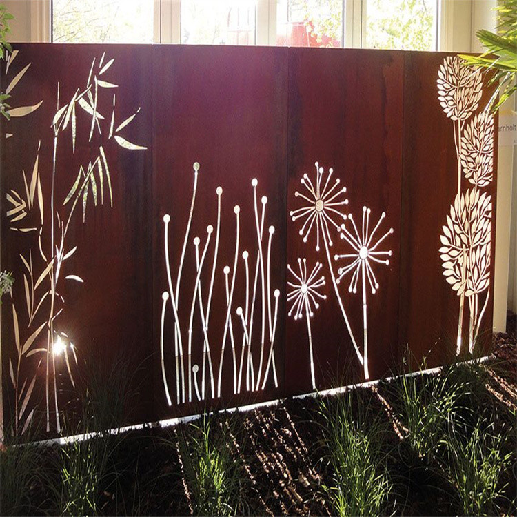 Metal Living Room Partition Screens Garden Fence